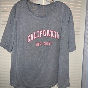 Nwot grey california tee